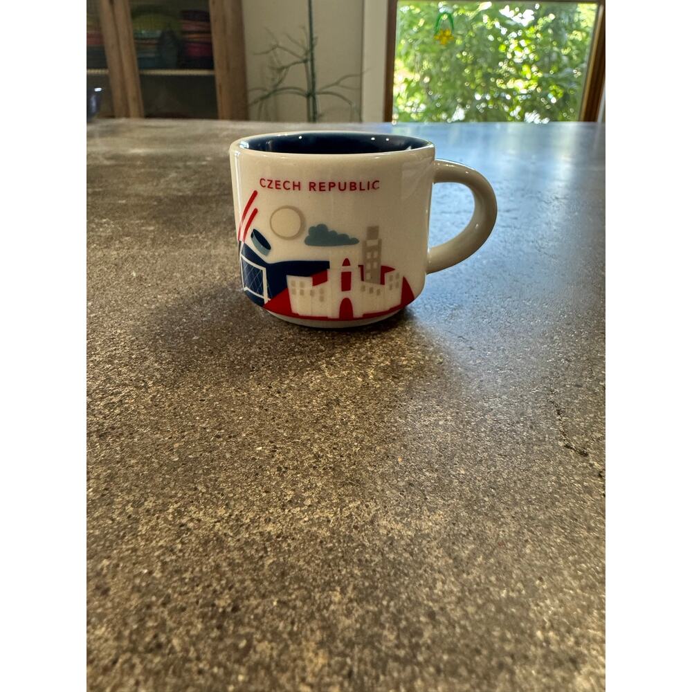 Starbucks Czech Republic You Are Here 2 oz Demi Espresso Mug Ornament 2019